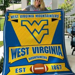West Virginia Mountaineers Quilt Blanket B060657  Quilt and Home Decor