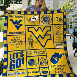 West Virginia Mountaineers Quilt Blanket B250517  Quilt and Home Decor
