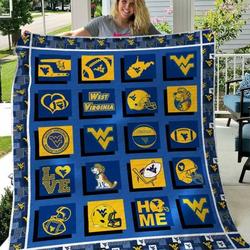 West Virginia Mountaineers Quilt Blanket B310519  Quilt and Home Decor