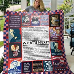 West Wing Quotes Blanket Th10072019 Quilt and Home Decor