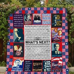 West Wing Quotes Quilt Blanket Th10072019 and Home Decor
