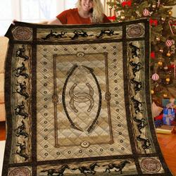 Western Horse JFJ14777 3D Customized Quilt 2707 and Home Decor