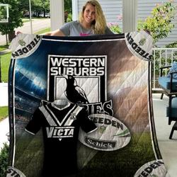 Western Suburbs Magpies Quilt Blanket Beeqt5065  Quilt and Home Decor