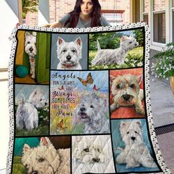 Westie Cl08110436Mdq Quilt Blanket and Home Decor