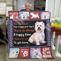 Westie Dog O Quilt Fn and Home Decor