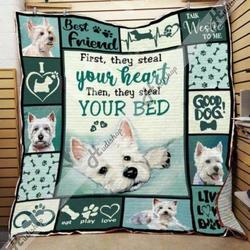 Westie Dog O Quilt Ga and Home Decor