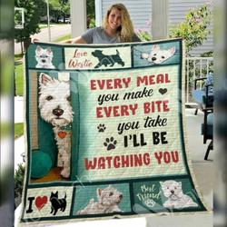 Westie Dog O Quilt Ni and Home Decor