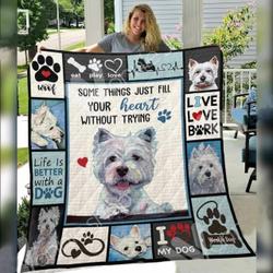 Westie Dog O Quilt Oz and Home Decor
