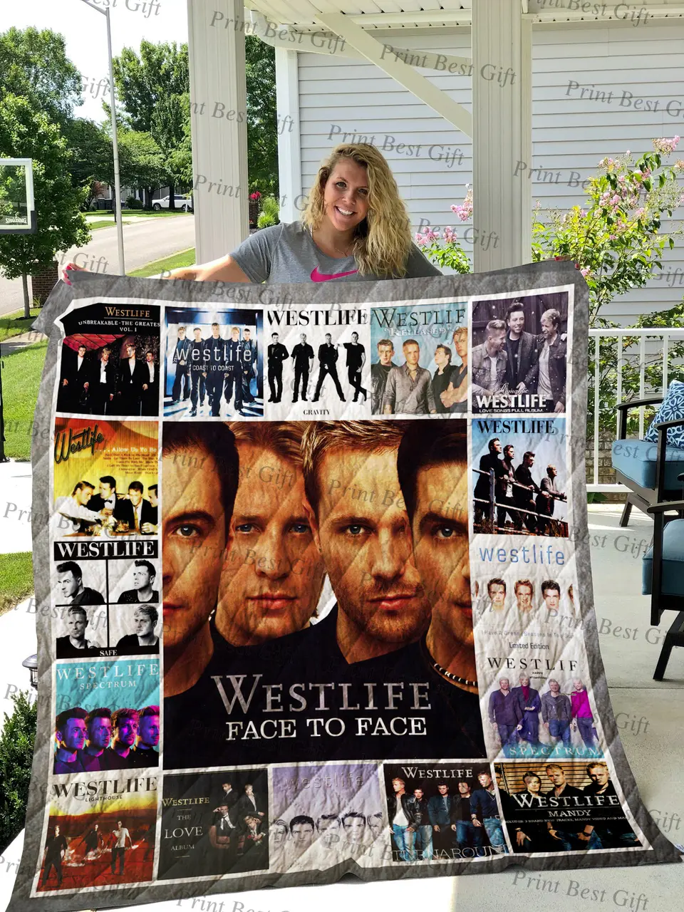 Westlife Albums Cover Poster Quilt 2 and Home Decor