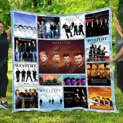 Westlife Band Quilt Blanket and Home Decor