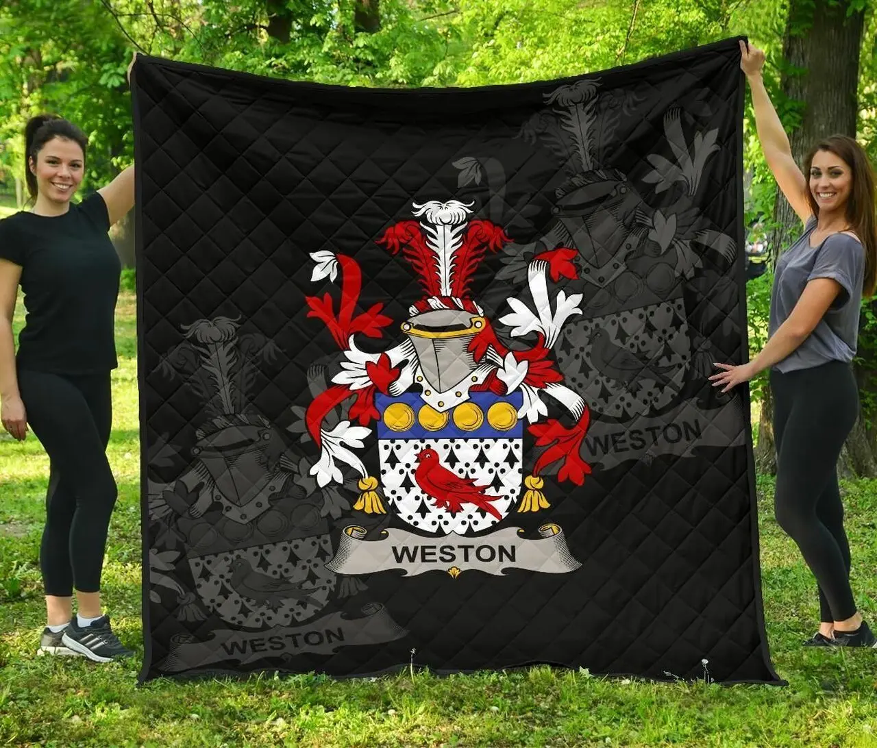 Weston Ireland Irish Family Crest JFJ14784 3D Customized Quilt 2707 and Home Decor