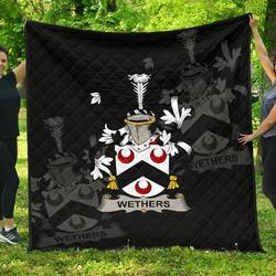 Wethers Ireland Irish Family Crest JFJ14792 3D Customized Quilt 2707 and Home Decor