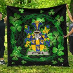 Wethill Ireland Irish Celtic Shamrock Knot Circle JFJ14799 3D Customized Quilt 2707 and Home Decor
