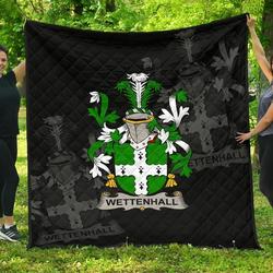 Wettenhall Ireland Irish Family Crest JFJ14800 3D Customized Quilt 2707 and Home Decor