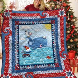 Whale JFJ14810 3D Customized Quilt 2707 and Home Decor