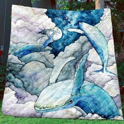Whale Quilt Blanket BBB0611308PH and Home Decor