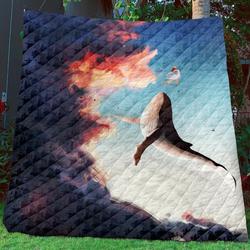 Whale Quilt Blanket Bbb0611314Ph and Home Decor