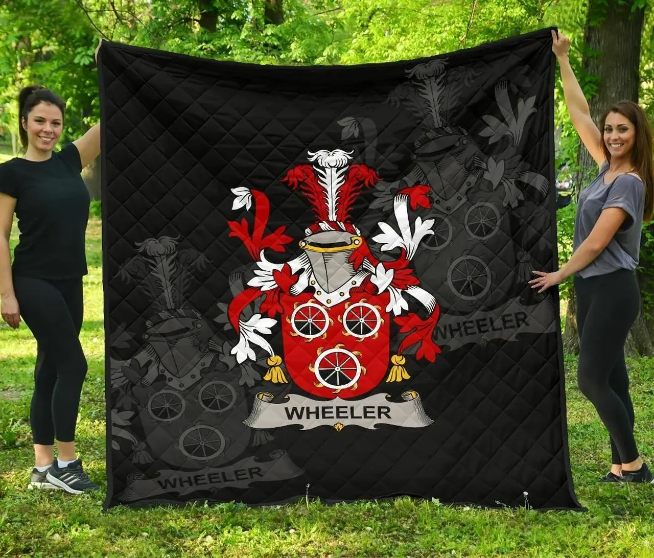 Wheeler Ireland Irish Family Crest JFJ14843 3D Customized Quilt 2707 and Home Decor
