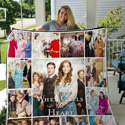 When Calls The Heart Quilt Blanket and Home Decor