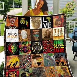 While in Africa TH2309407CL Quilt Blanket and Home Decor