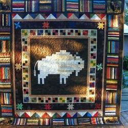 White Buffalo Cla180647 Quilt Blanket and Home Decor