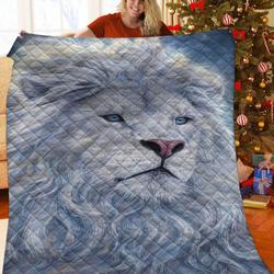 White Lion JFJ14867 3D Customized Quilt 2707 and Home Decor
