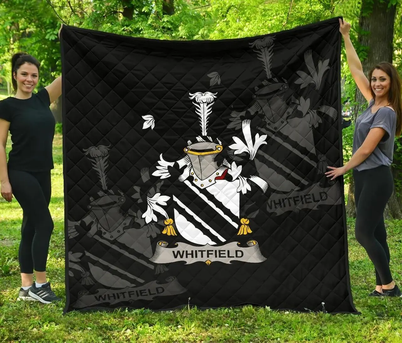 Whitfield Ireland Irish Family Crest JFJ14876 3D Customized Quilt 2707 and Home Decor