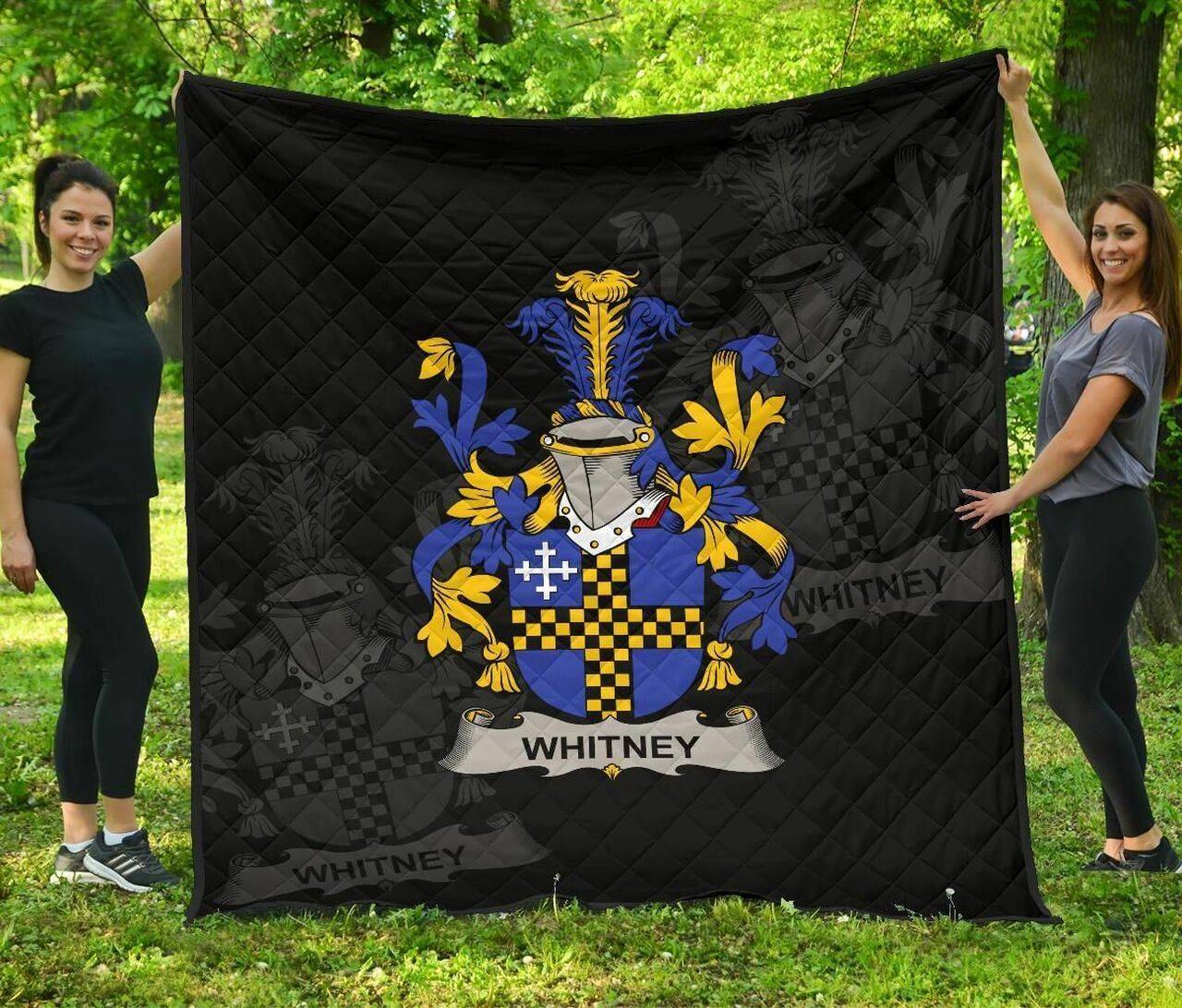 Whitney Ireland Irish Family Crest JFJ14880 3D Customized Quilt 2707 and Home Decor