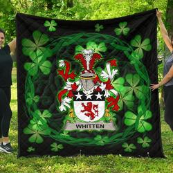 Whitten Ireland Irish Celtic Shamrock Knot Circle JFJ14887 3D Customized Quilt 2707 and Home Decor