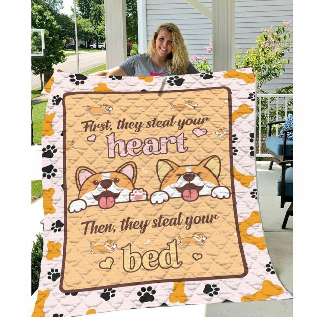 Who Needs An Electric Blanket When You Have Corgi Quilt Cihbj and Home Decor