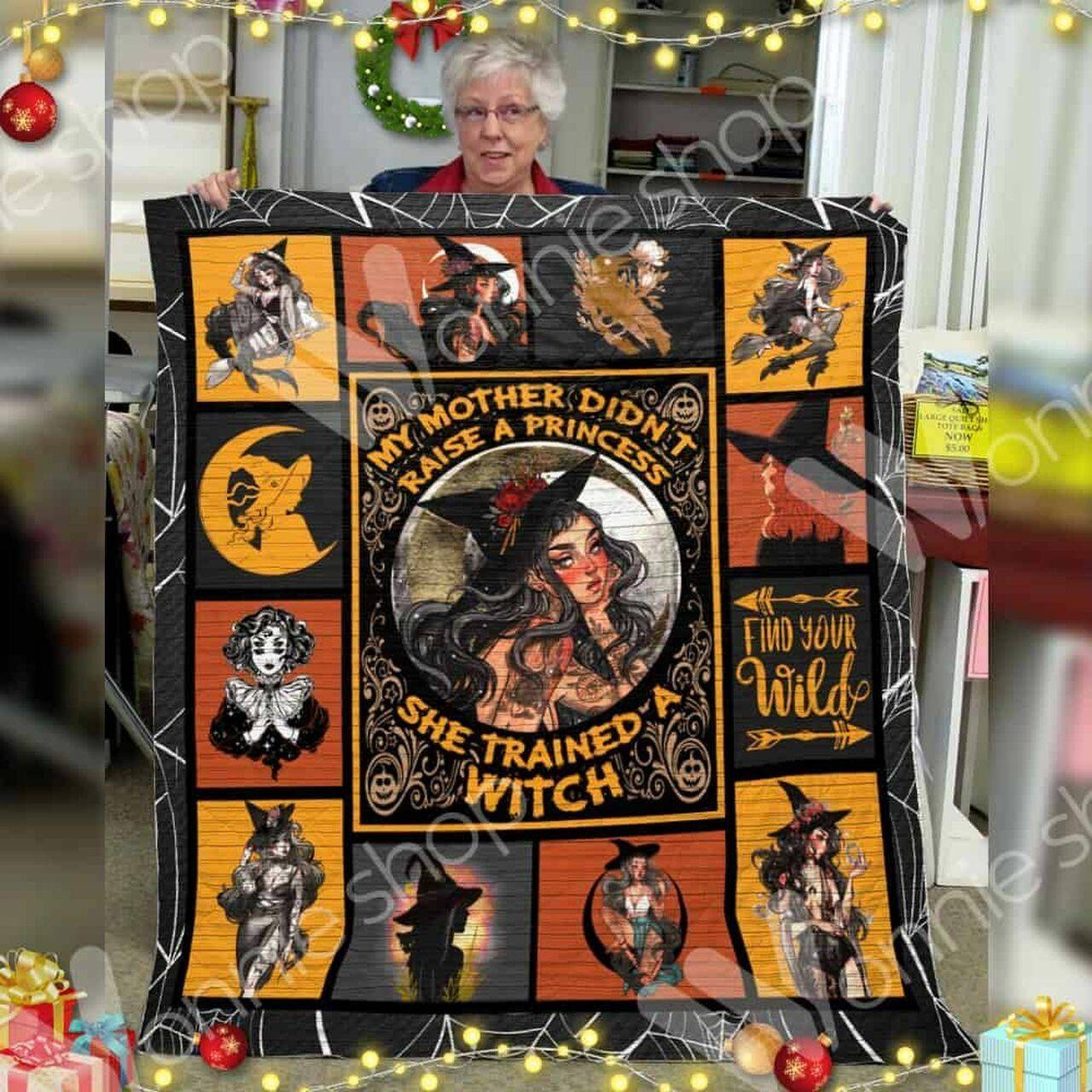 Wicca Find Your Wild Quilt Ylv and Home Decor