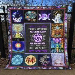 Wicca Li 3D Personalized Customized Quilt Blanket 800 and Home Decor