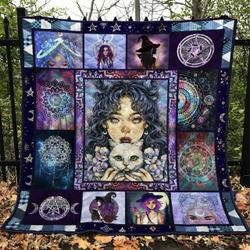 Wicca Ng 3D Personalized Customized Quilt Blanket 719 and Home Decor