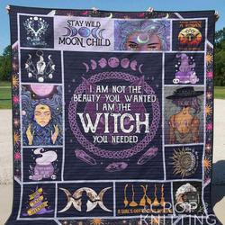 Wicca Witch Blanket Th1307 Quilt and Home Decor