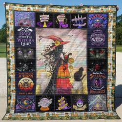 Wicca Witch Haloween Ye120713A Quilt Blanket and Home Decor