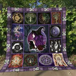 Wicca Ye 3D Personalized Customized Quilt Blanket 442 and Home Decor