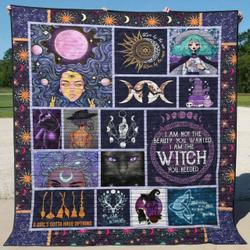 Wicca Ye 3D Personalized Customized Quilt Blanket 481 and Home Decor
