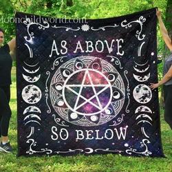 Wicca You Feel Like U Quilt Te and Home Decor