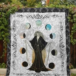 Wiccan Girl In Black Dress Clt260650 Quilt Blanket and Home Decor