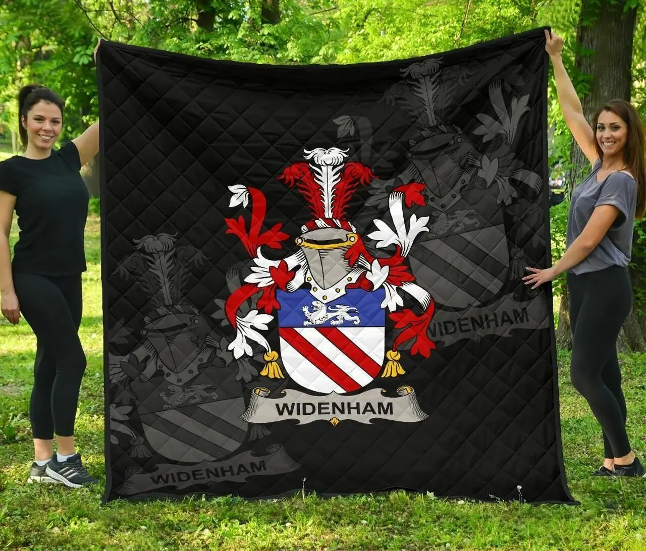 Widenham Ireland Irish Family Crest JFJ14909 3D Customized Quilt 2707 and Home Decor