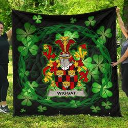 Wiggat Ireland Irish Celtic Shamrock Knot Circle JFJ14918 3D Customized Quilt 2707 and Home Decor