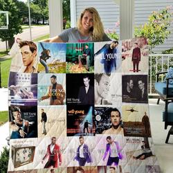 Will Young Quilt Blanket and Home Decor