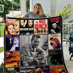 William Holden Quilt Blanket 01 and Home Decor