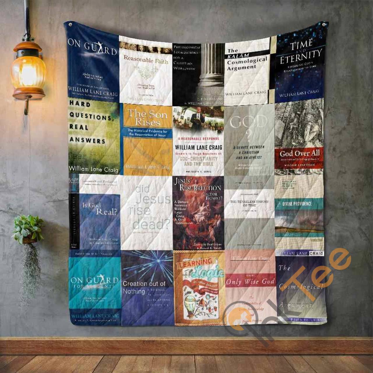 William Lane Craig Books Blanket TH1707 Quilt and Home Decor