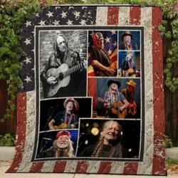 Willie Nelson Quilt V1 and Home Decor