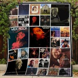 Willie Nelson Quilt V2 and Home Decor