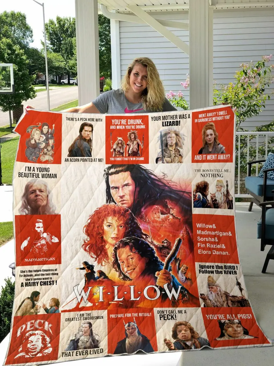 Willow Quilt Blanket For Fans and Home Decor