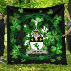 Wilson Ireland Irish Celtic Shamrock Knot Circle JFJ14953 3D Customized Quilt 2707 and Home Decor