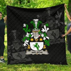 Wilson Ireland Irish Family Crest JFJ14950 3D Customized Quilt 2707 and Home Decor
