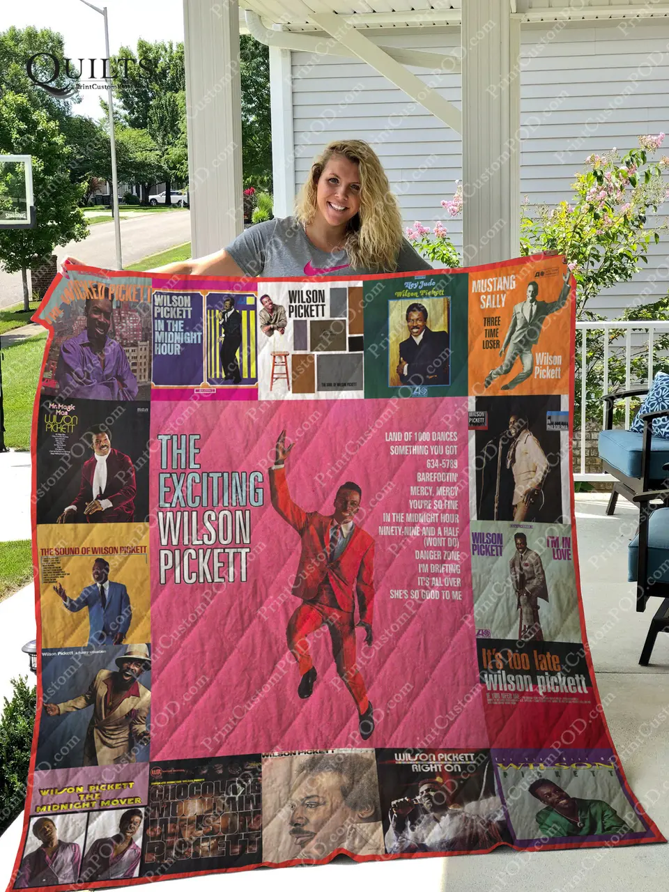 Wilson Pickett Albums Quilt Blanket For Fans Ver 17 and Home Decor